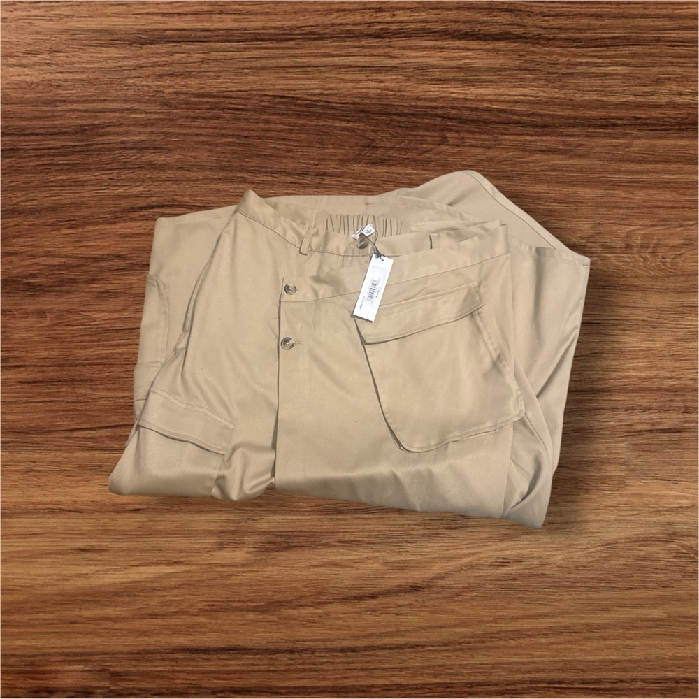 The Drop Karenbritchick Travertine Long Asym Cargo skirt - Picture 8 of 9